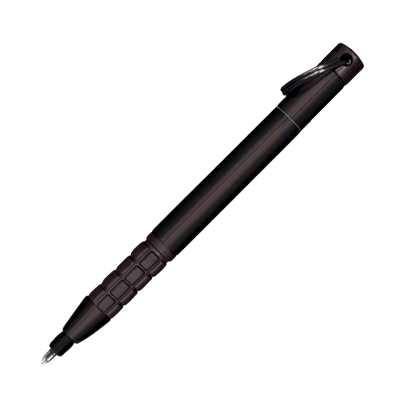 TREKKER SPACE PEN – BLACK, LANYARD, CARABINER & KEYRING – fs725b