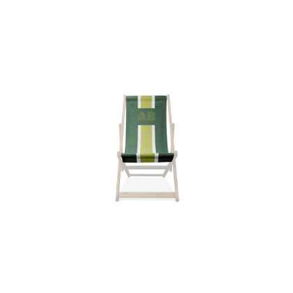 Monogrammed Stripe Deckchair