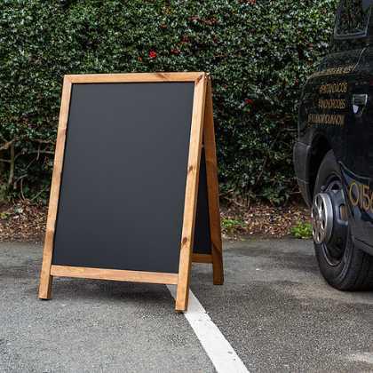 Square A-Frame Pavement Chalkboard