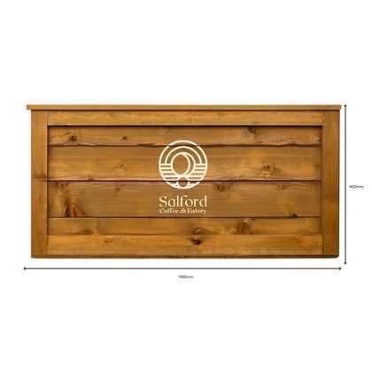 Printed Outdoor Wooden Planter Barrier