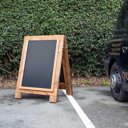 Premium Reversible A-Frame Chalkboard