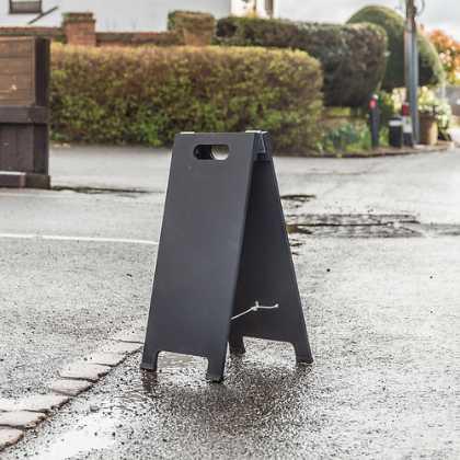 Small Free Standing Chalk Board Sign