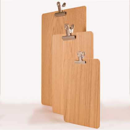 Wooden Clipboard with Removable Clip