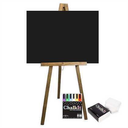 Large Artist Wooden Easel Package