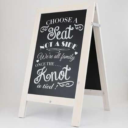 Wedding Pavement Signage