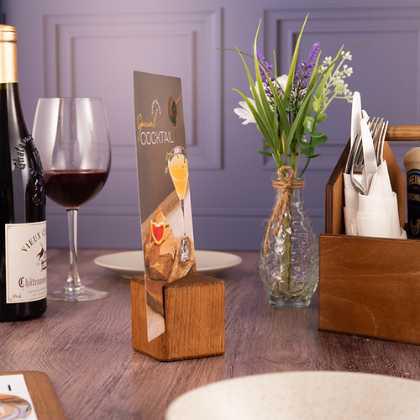 Block Menu Holders (Pack of 10)