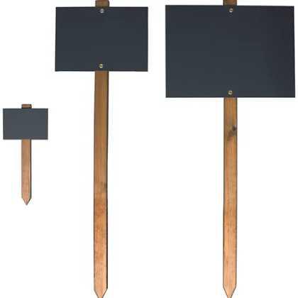 Outdoor Chalkboard Stakes