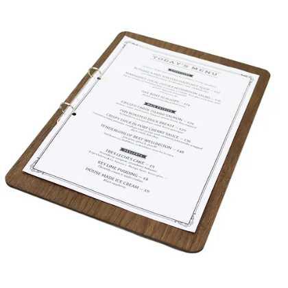 Wooden Ring Binder Clipboards