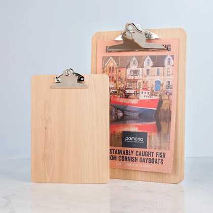 Premium Wooden Clipboards (Fixed Clip)