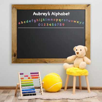 Large Child's Personalised Chalk Board (835 x 635mm)