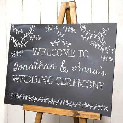 Floor-Standing Wedding Display Easel