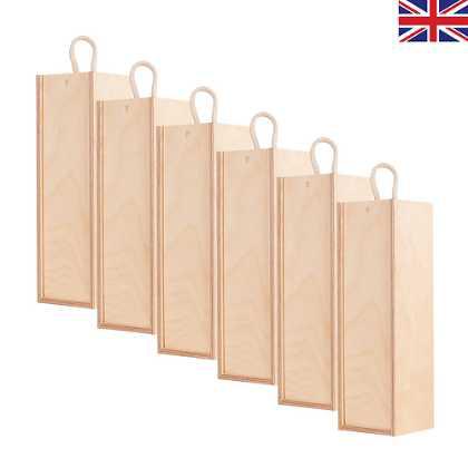 Deluxe One Bottle Wine Box (6 Pack)