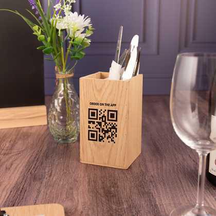 Wooden Cutlery Holder