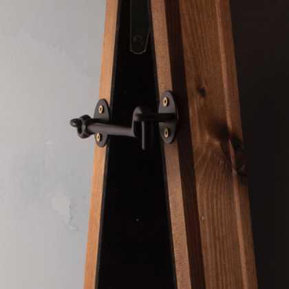 Dual-Purpose Chalkboard and Poster Stand with Header Slot