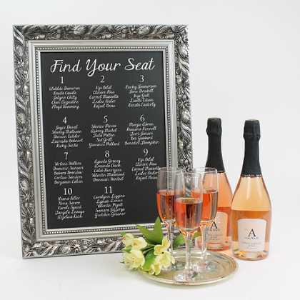 Ornate Silver Framed Chalkboards