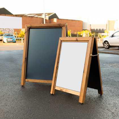 Secure A-Board Chalkboard Poster Holder