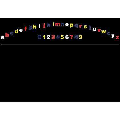 Printed Large Childs Unframed Chalkboards