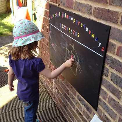 Printed Large Childs Unframed Chalkboards