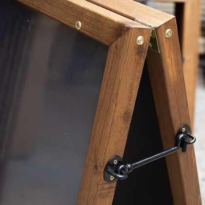 Dual-Purpose Chalkboard Poster Holder A-Frame Stand