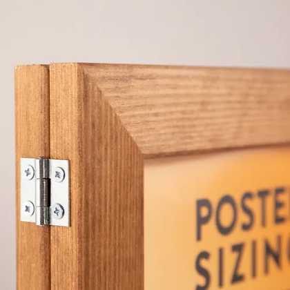 Wooden Poster Holders (Hinged)