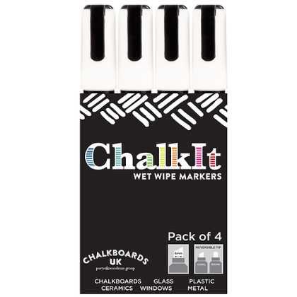 White Chalk It Liquid Chalk Markers