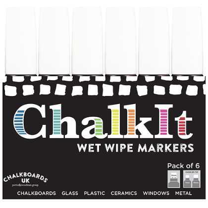 White Chalk It Liquid Chalk Markers