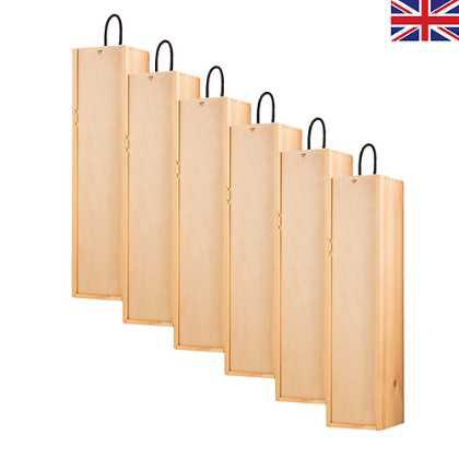 One Bottle with Shelf Sliding Lid Box (6 Pack)