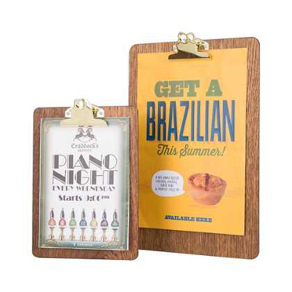 Gold Fixed Clip - Clipboards