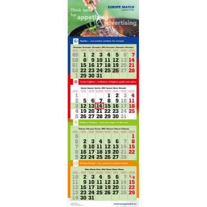 Super 2 Quadro Wall Planner & Calendar