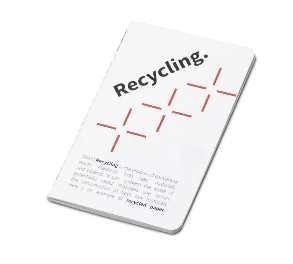 Sewn Mindnotes® Notebook in a recycled paper cover
