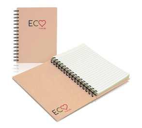 Hardcover collegeblock KRAFT