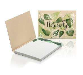 Sticky notes in softcover KRAFT