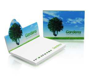 Sticky notes in softcover