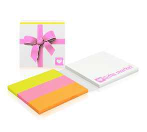 Sticky notes set in softcover