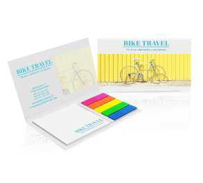Sticky notes set in softcover