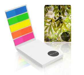 Sticky notes set in softcover