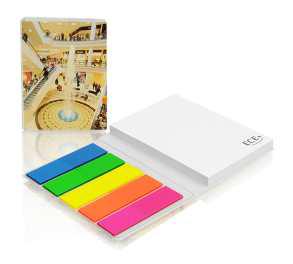 Sticky notes set in softcover