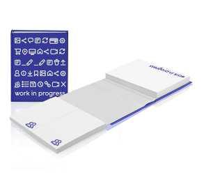 Sticky notes set in hardcover