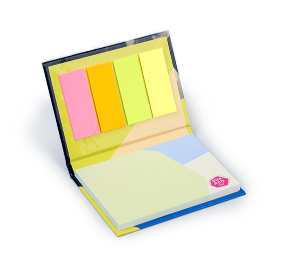 Sticky notes set in hardcover