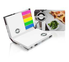 Sticky notes set in hardcover