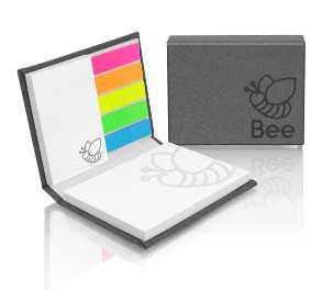 Sticky notes set in hardcover PU