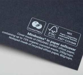 Mindnotes in ORGANIC SPIRIT paper softcover