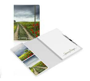 Notepad in softcover