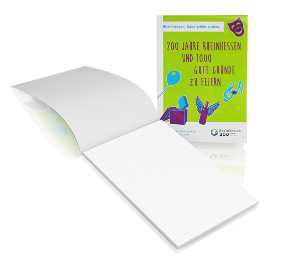 Notepad in softcover