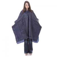 Waterproof PU Coated Nylon Rain Poncho With Hood