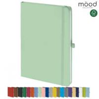 Mood A5 Certified Sustainably Sourced  Soft Feel Notebook Pastel Green