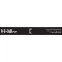 30cm/12 Inch Ruler Black