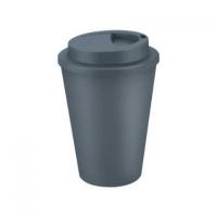 Metro Double Walled Coffee Cup - 350ml Grey