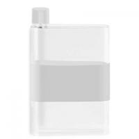 genie Note Bottle with Silicone Band - 420ml Transparent/White