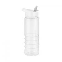 Tritan Pure Sports Water Bottle - 750ml Transparent/White